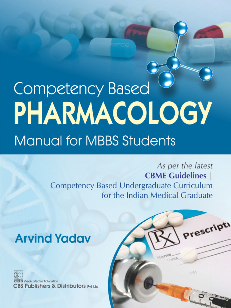 Competency-Based Pharmacology Manual | PDF | Tablet (Pharmacy) | Pharmacy