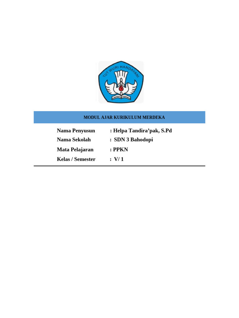 Sampul Modul | PDF