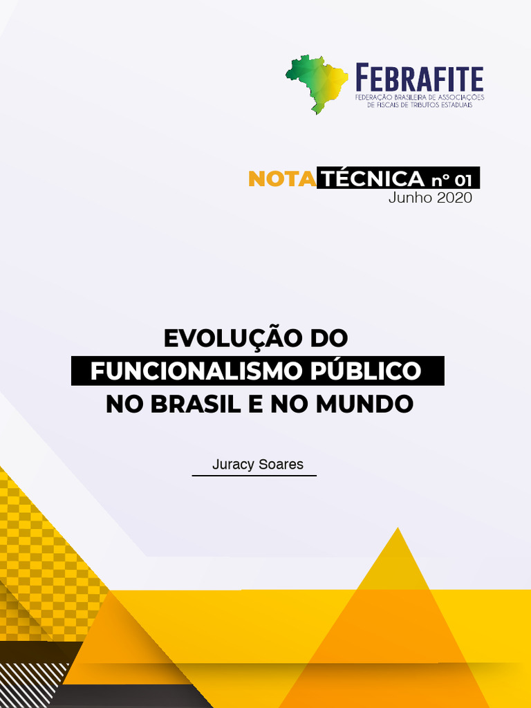 Evolução do Funcionalismo Público | PDF | Brasil | Os Estados Unidos