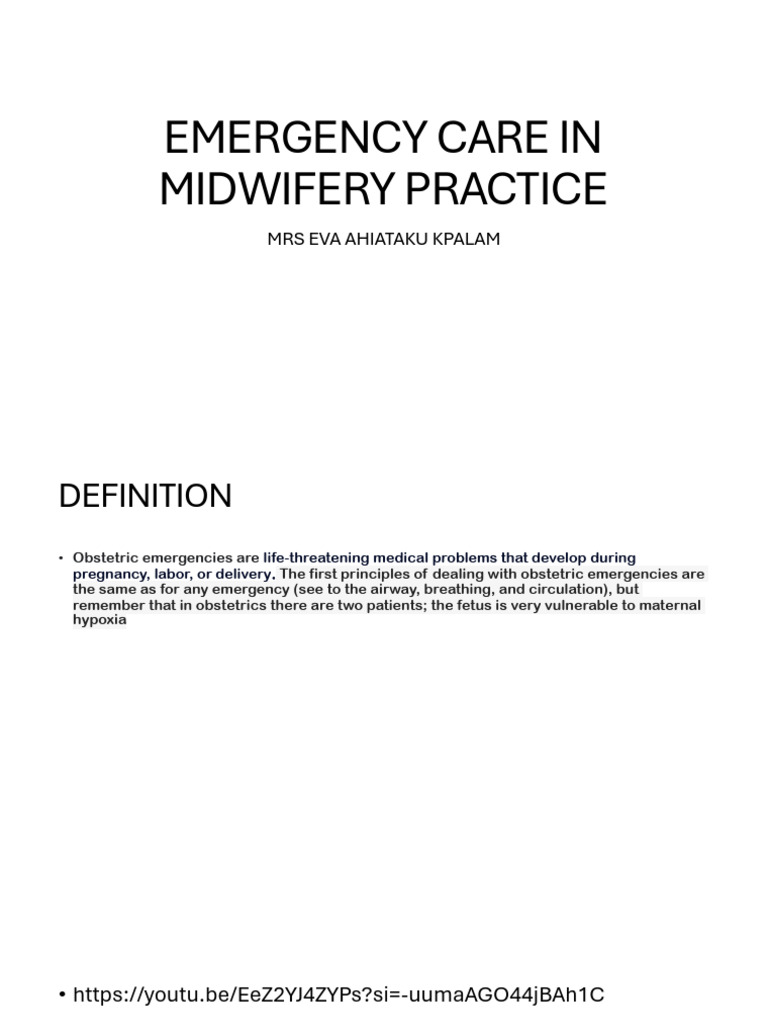 Obstetric Emergencies in Midwifery Care | PDF | Miscarriage | Abortion