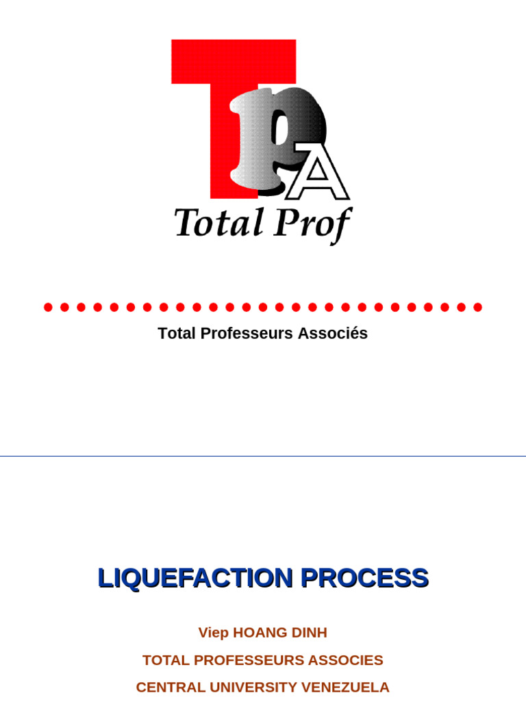 LNG Liquefaction Process Overview | PDF | Liquefied Natural Gas ...