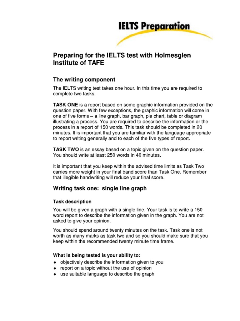 IELTS Writing Task 1 | PDF