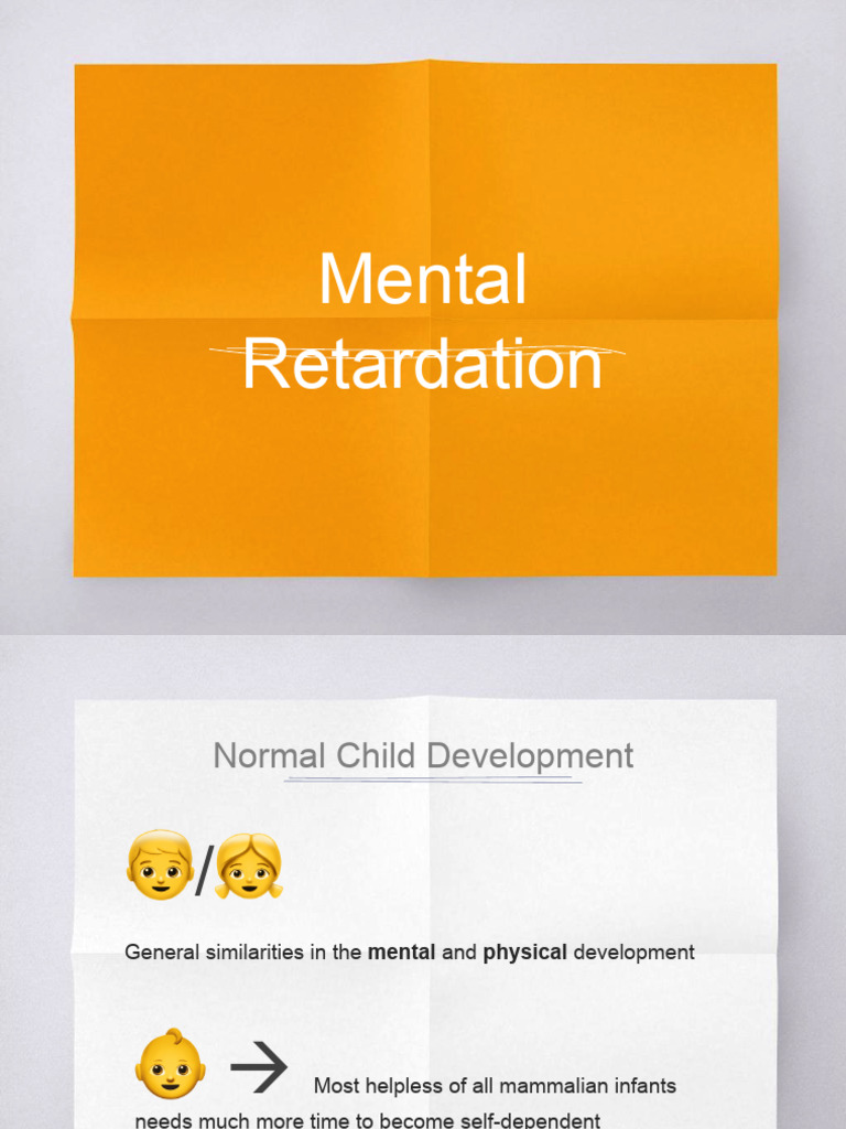 Understanding Mental Retardation and Development | PDF | Intellectual ...