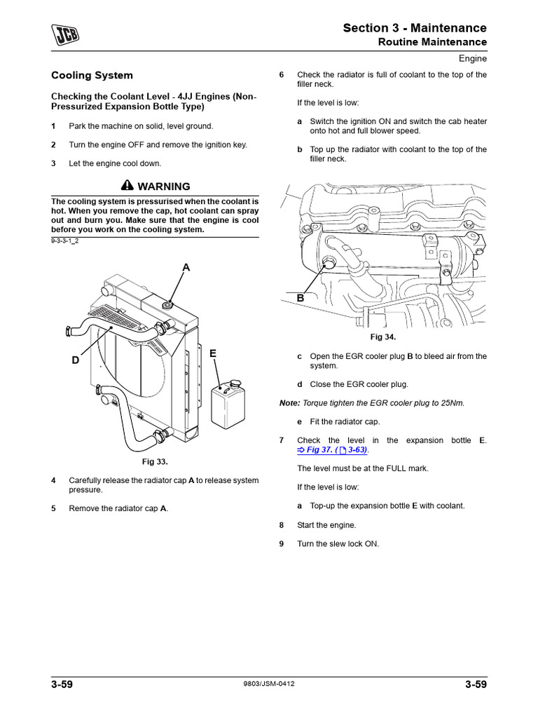 Coolant Level Check for 4JJ Engines | PDF | Engineering Thermodynamics ...