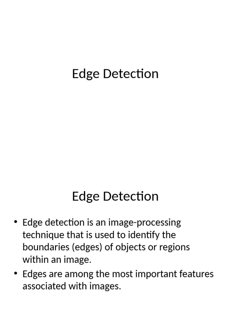 Edge Detection Techniques Explained | PDF | Image Processing ...