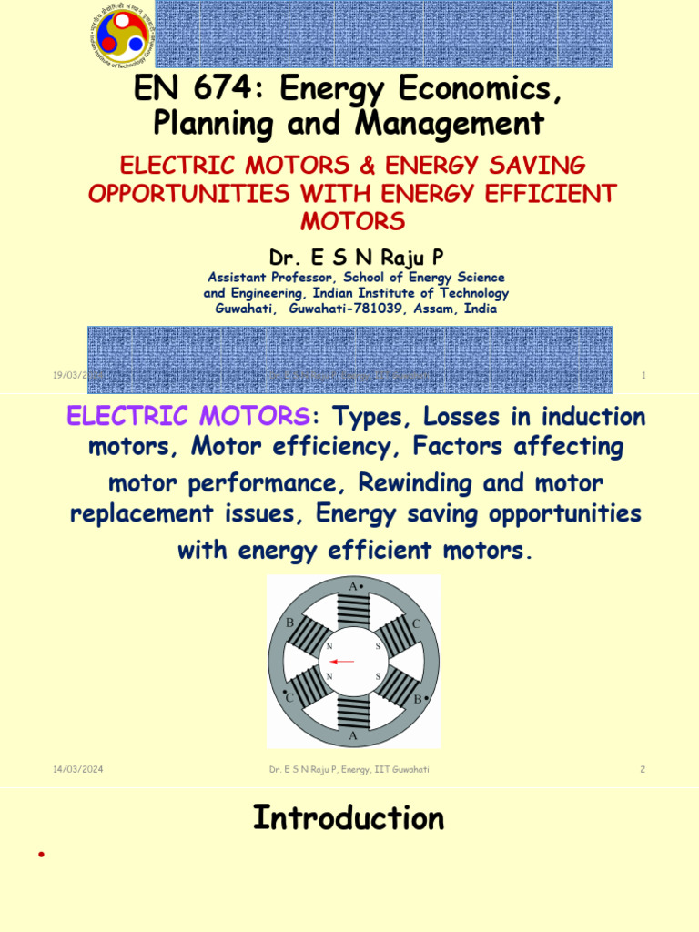 Energy Efficient Electric Motors Guide | PDF | Electric Motor | Power ...