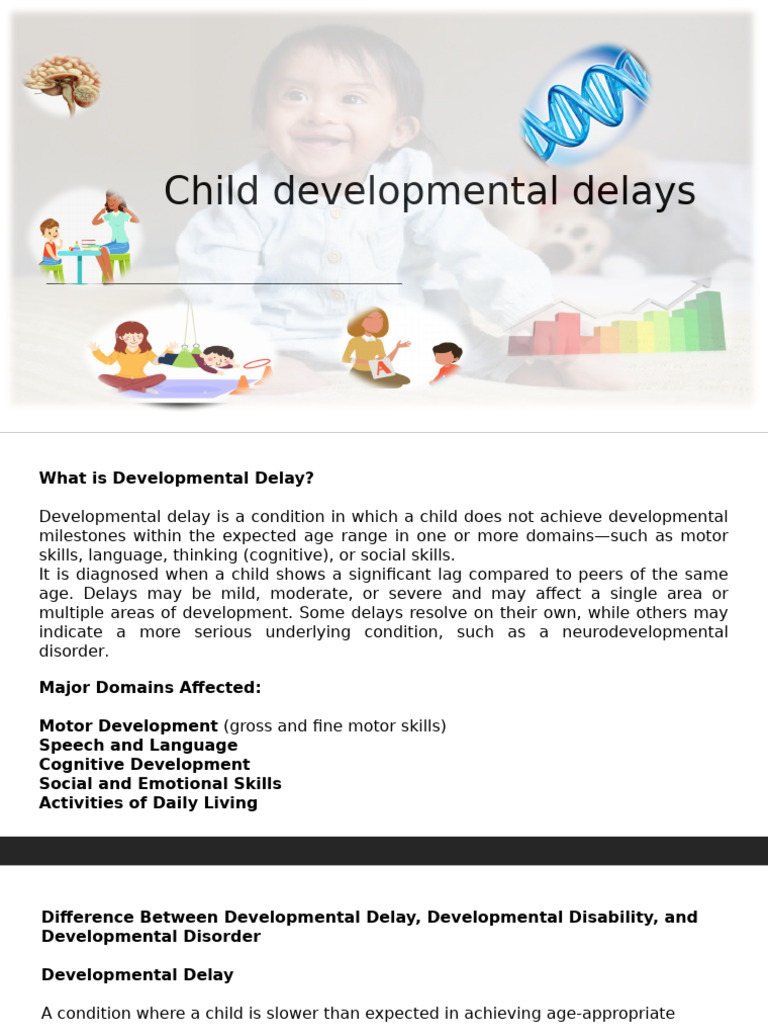 Understanding Developmental Delays | PDF | Child Development ...