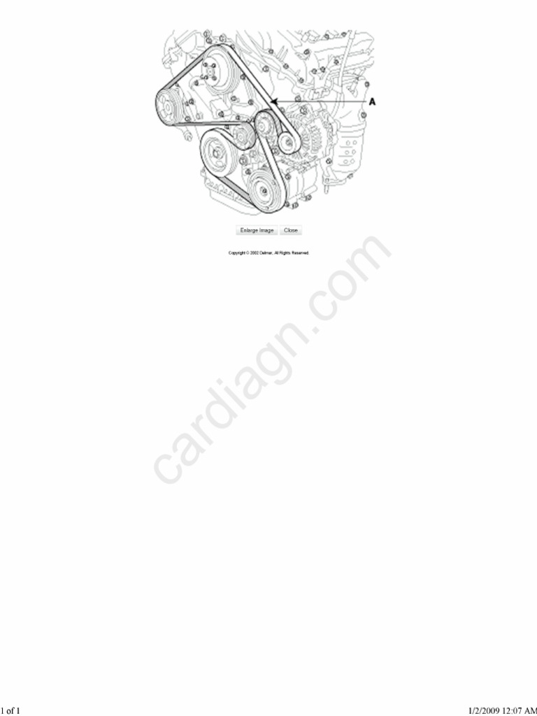 3.8l Engine Belt Route | PDF