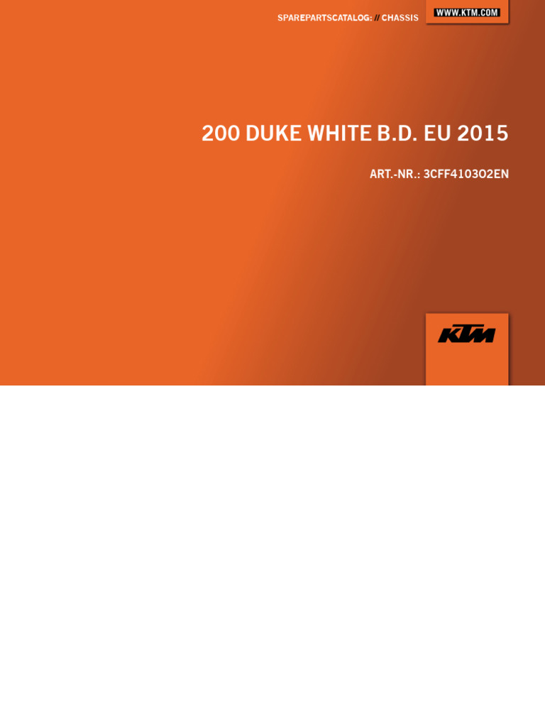 2016 Duke 200 Frame | PDF | Axle | Brake