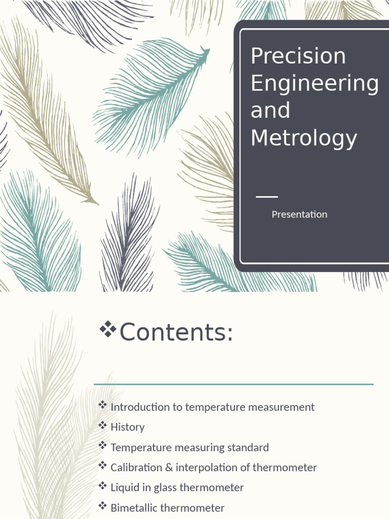 Temperature Measurement Techniques Overview | PDF | Thermometer ...