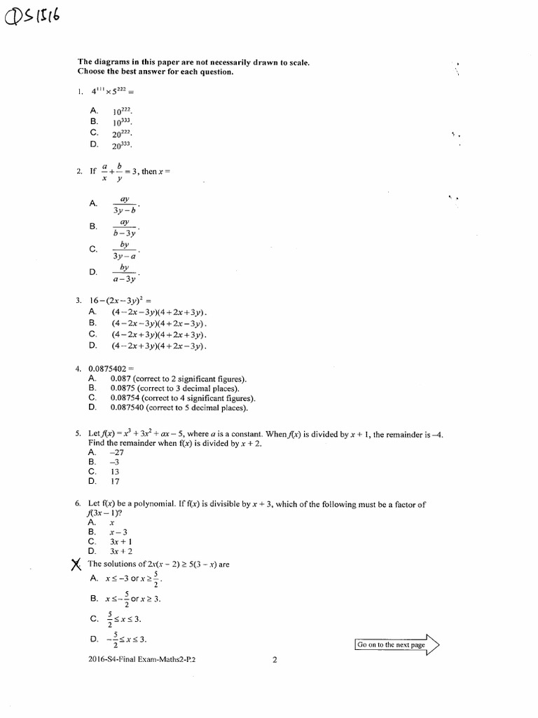 S4 Revision Package | PDF