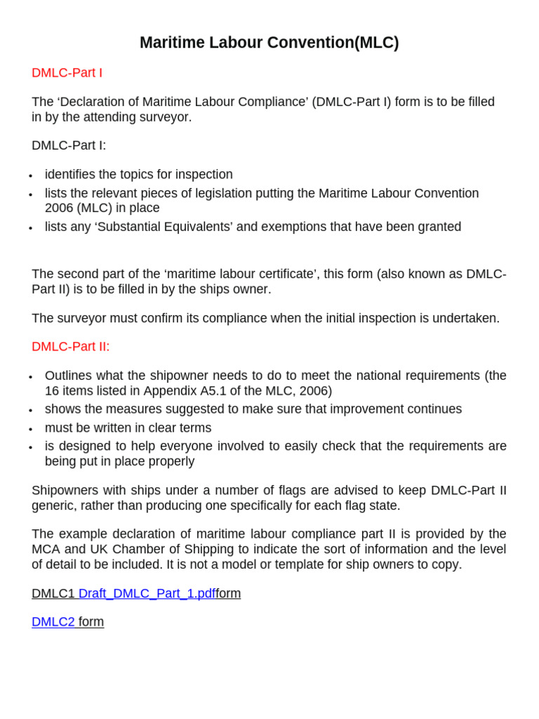 DMLC Compliance Overview and Guidelines | PDF