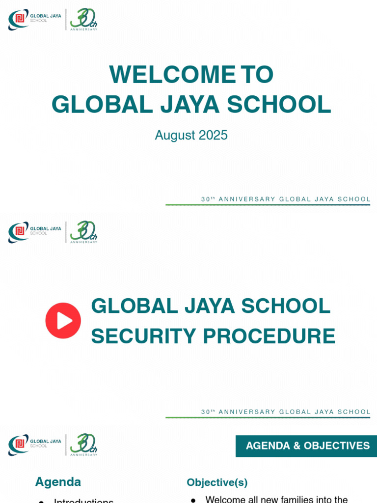 Global Jaya School Induction 2025 | PDF | Learning | Cognition