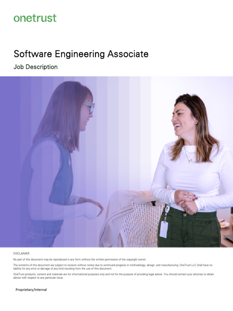 Associate Software Engineer Job Description | PDF | Software | Computer ...
