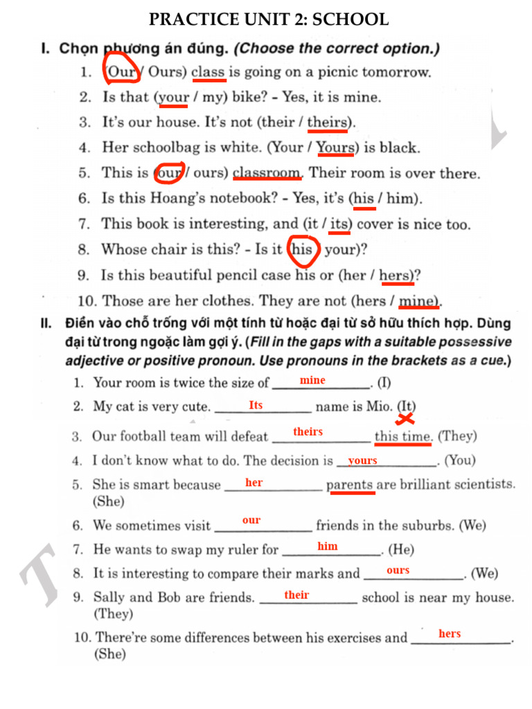 Practice Unit 2 | PDF