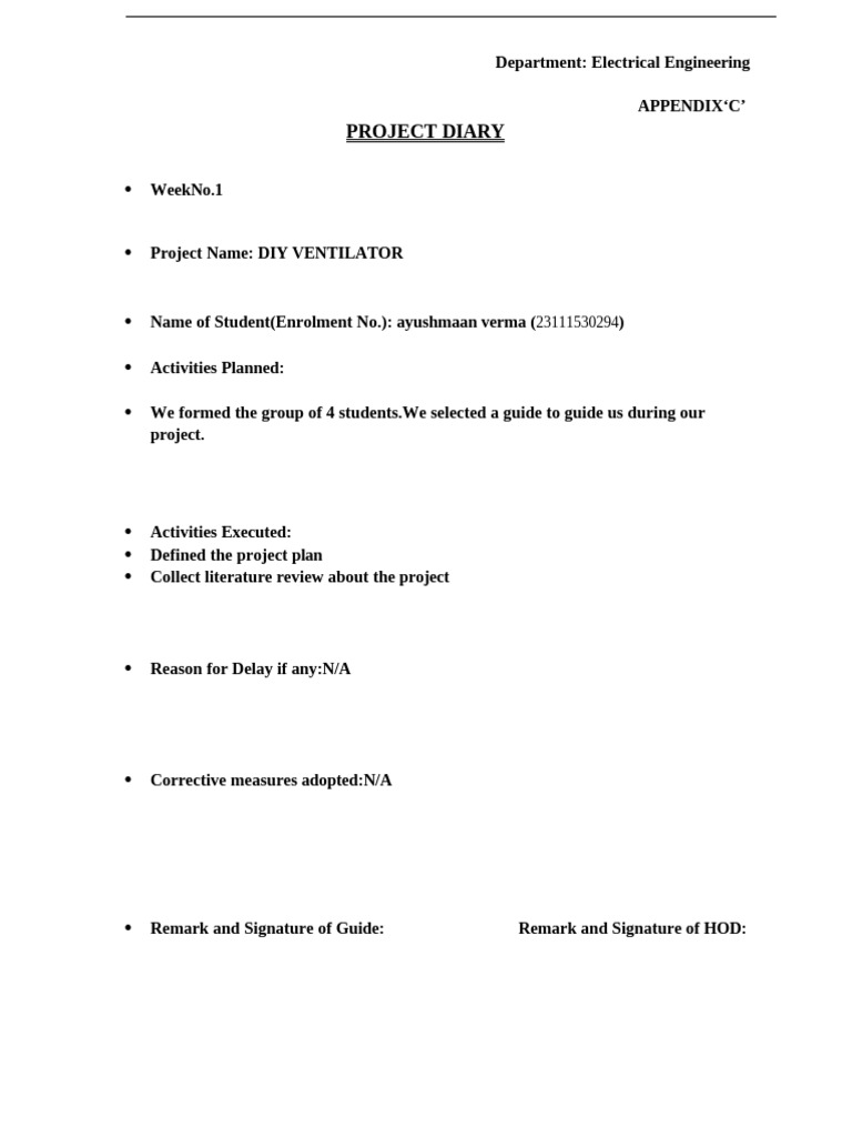 DIY Ventilator Project Diary Summary | PDF | Electrical Engineering ...