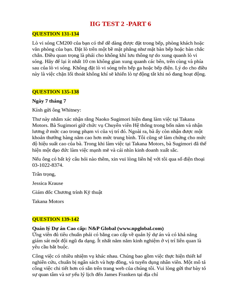 Iig Test 2 | PDF