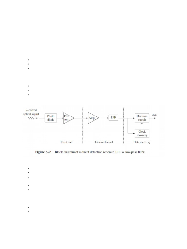 Digital Optical Receiver Components Explained | PDF | Amplifier ...
