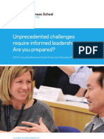 Unprecedented Challenges Require Informed Leadership. Are You Prepared?