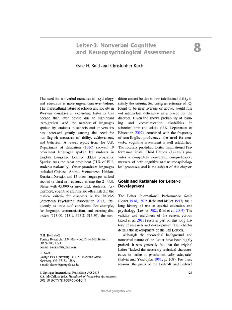 Leiter 3chapter | PDF