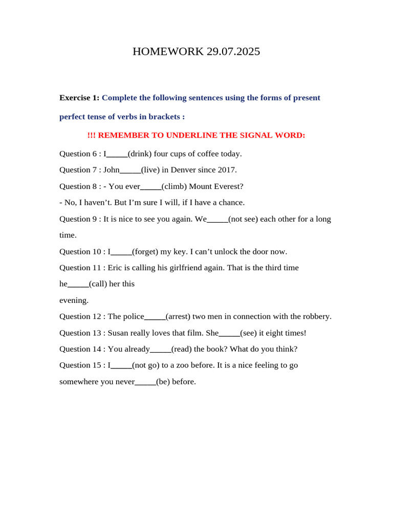 Homework 29.07.2025 | PDF