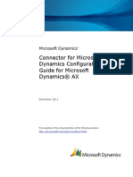 Connector For Microsoft Dynamics Configuration Guide For Microsoft Dynamics® AX