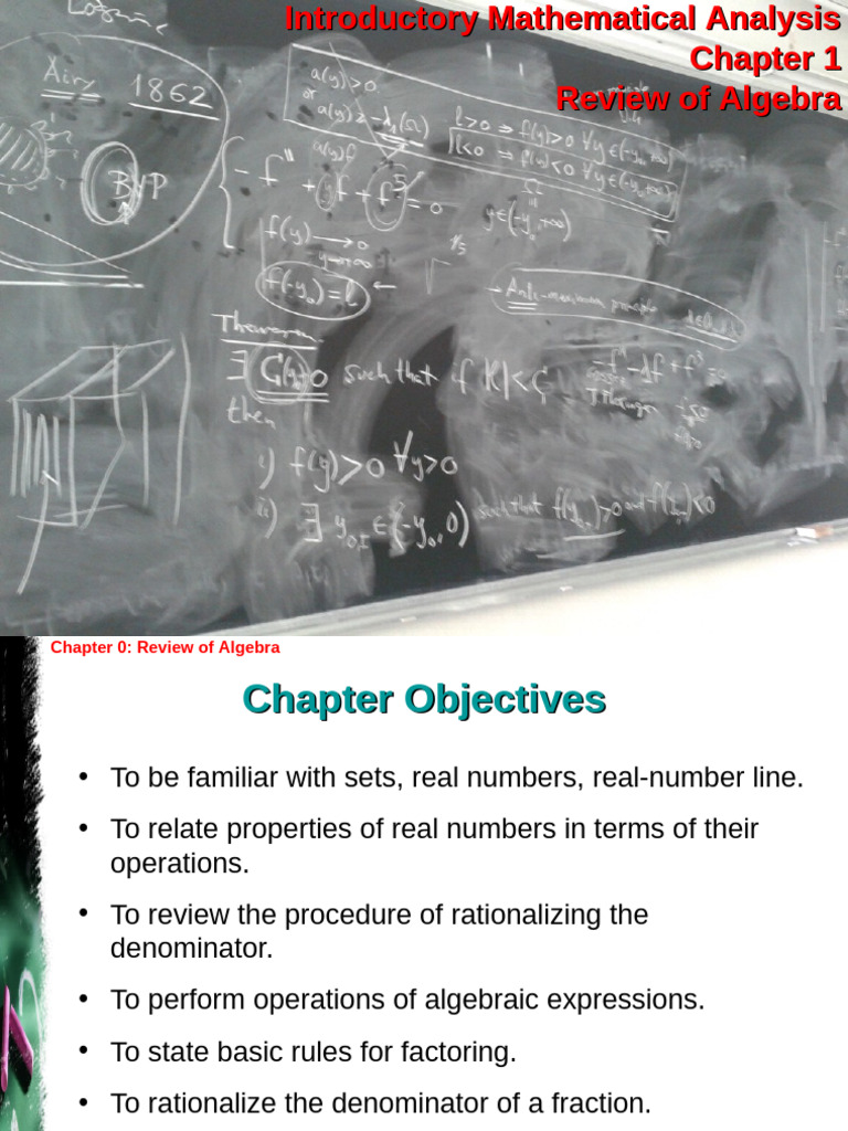 Algebra Chapter 1 Summary | PDF | Equations | Numbers