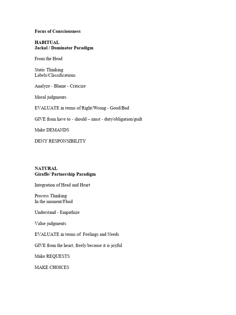 SH Forms of Consciousness | PDF
