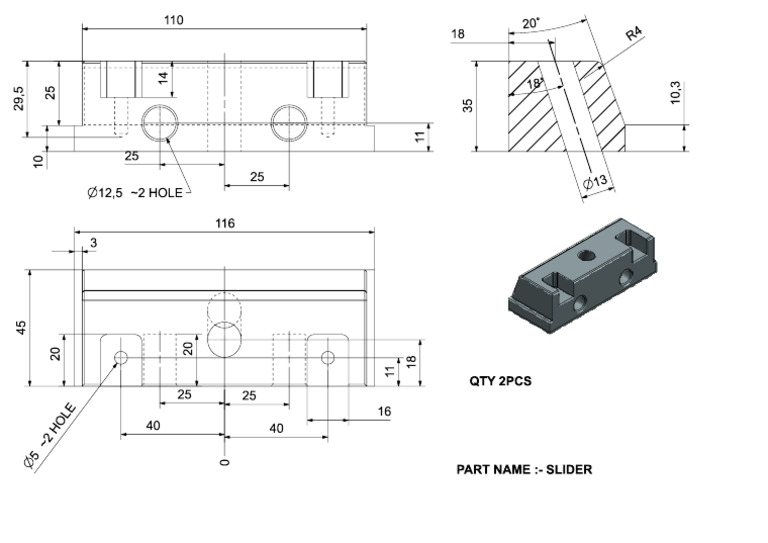 Slider Drawing | PDF