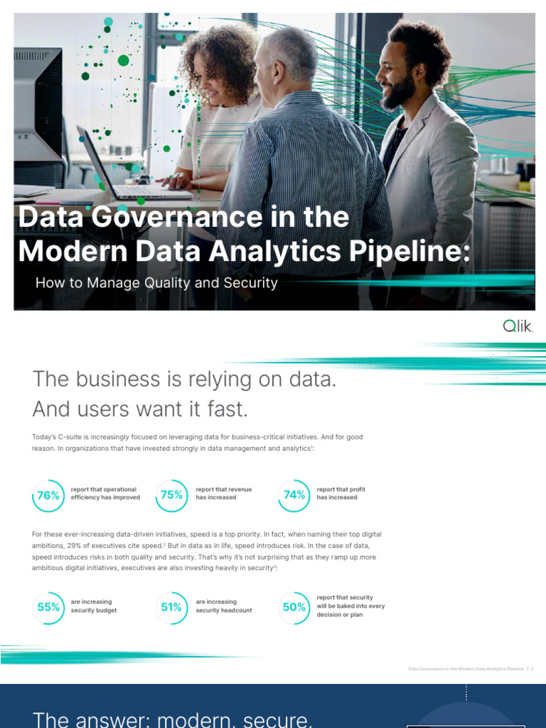 Data Governance in Analytics Pipelines | PDF | Data Analysis | Analytics