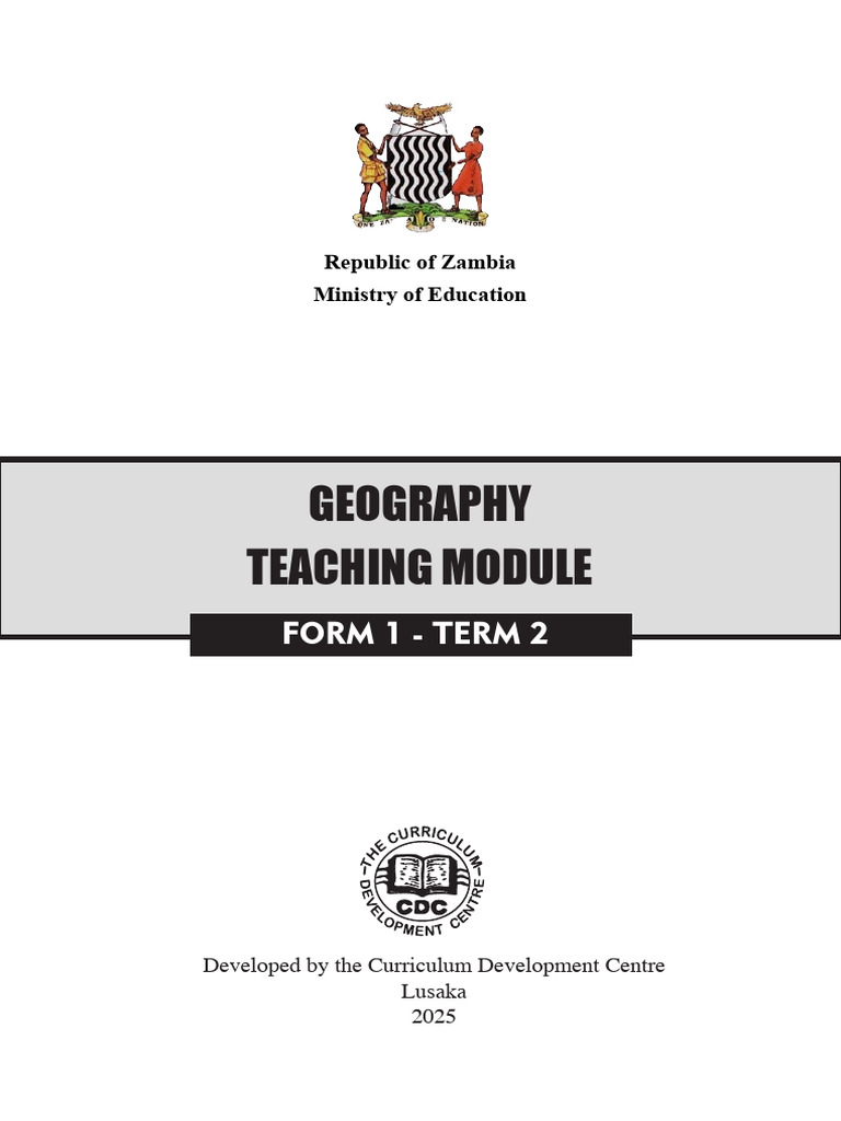 Zambia Form 1 Geography Module Term 2 | PDF