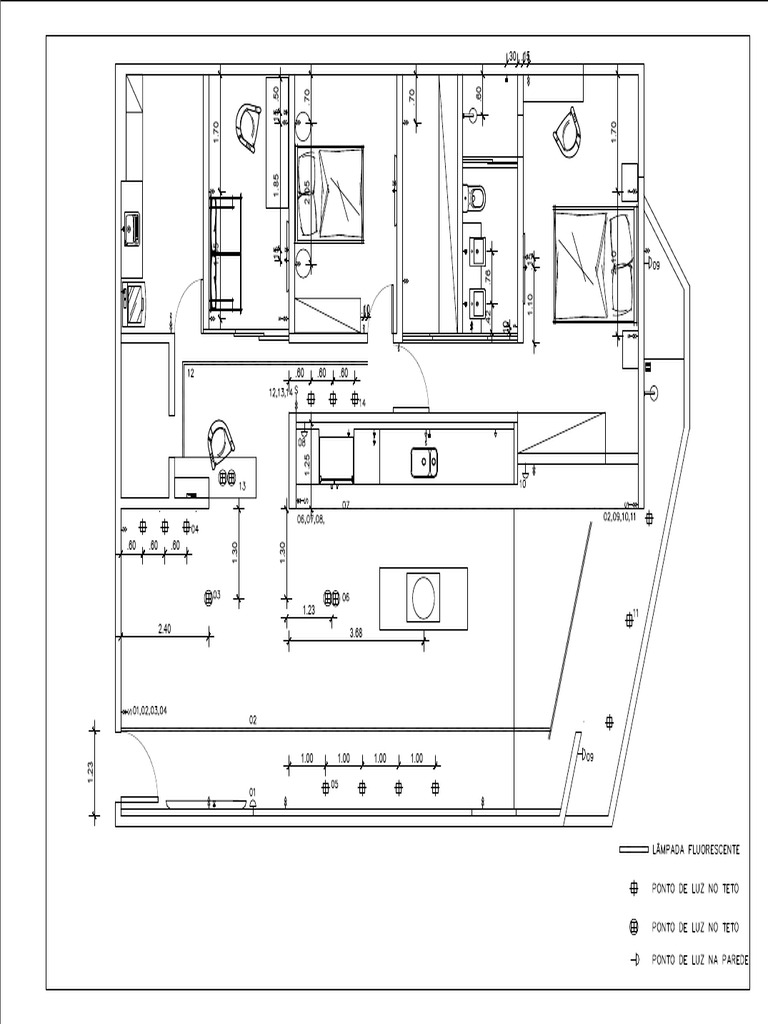 LM.001.25 - B.zanatta (AP) Anteprojeto06 (Rev.001) Iluminaçãopb | PDF