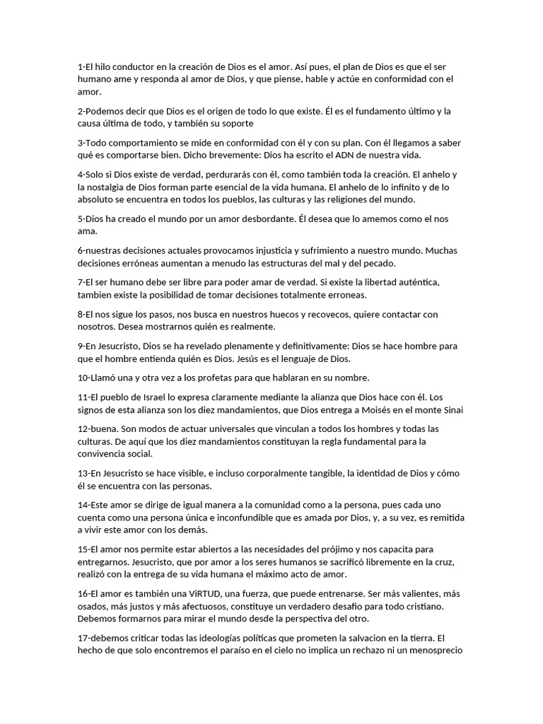 Amor y Dios: Fundamentos de la Vida | PDF | Amor | Dios