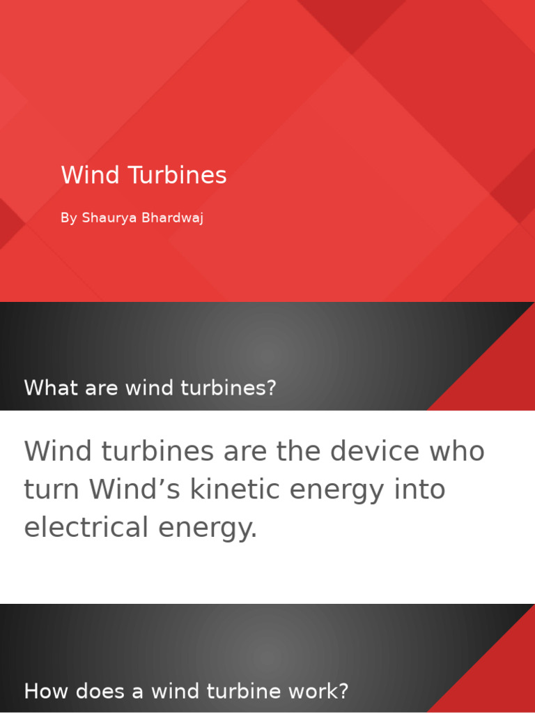 Understanding Wind Turbines and Energy | PDF