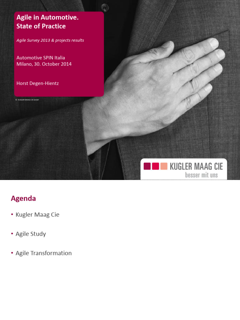 Agile Implementation in Automotive Industry | PDF | Agile Software ...