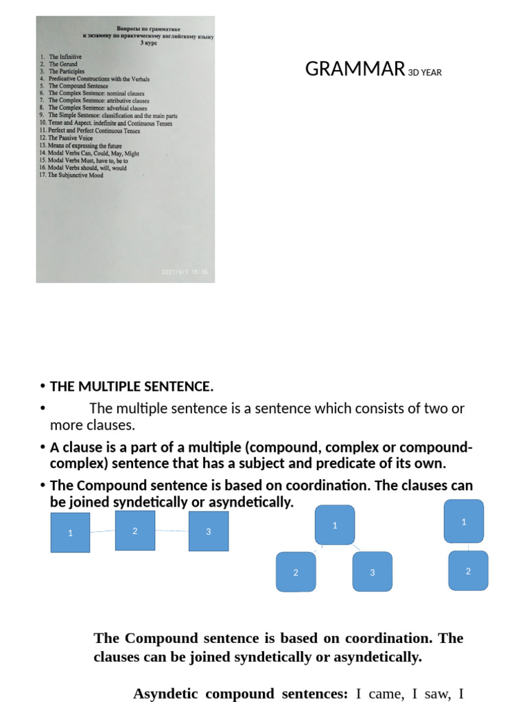 Understanding Compound and Complex Sentences | PDF | Clause | Subject ...