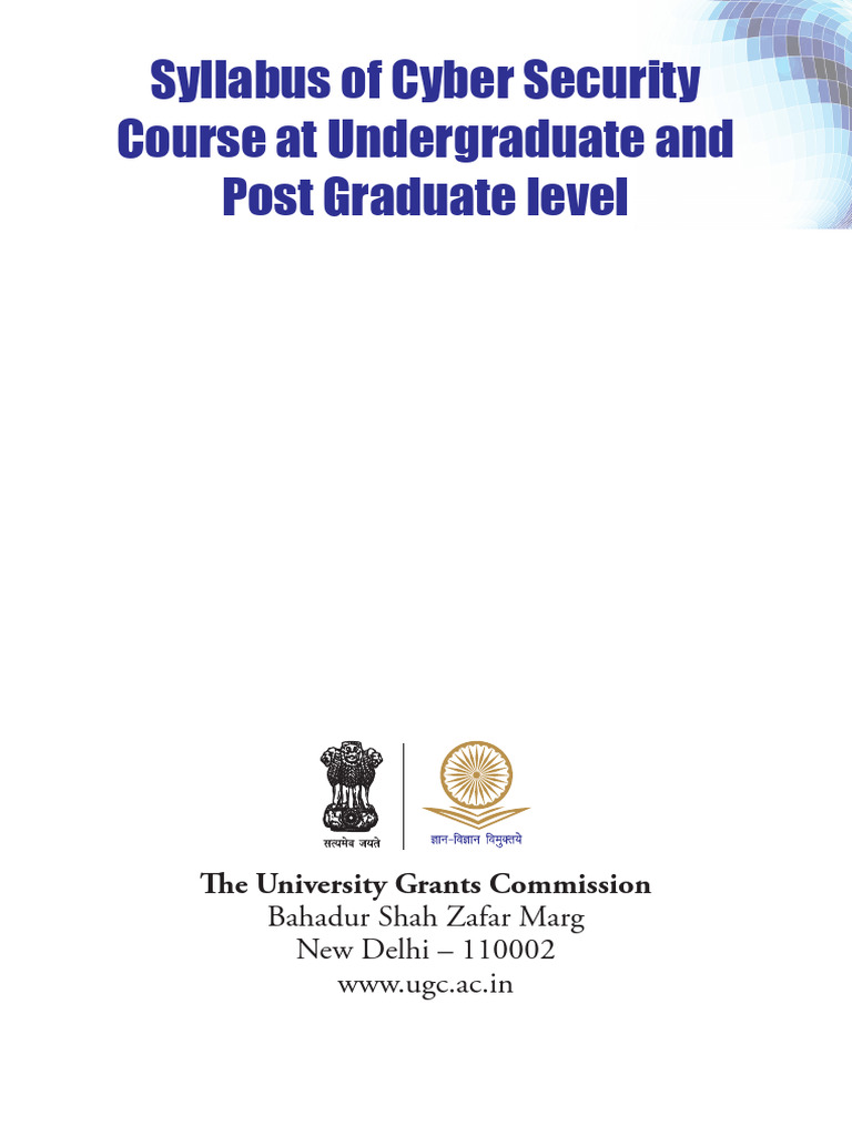 Cyber Security Course Syllabus Overview | PDF | Computer Security ...