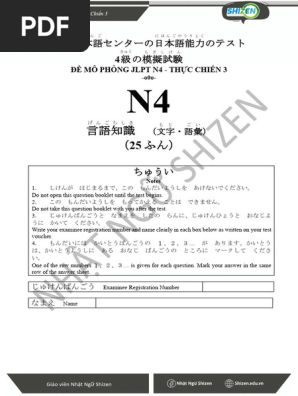 Đề n4 - 4 - đáp Án Chi Tiết | PDF