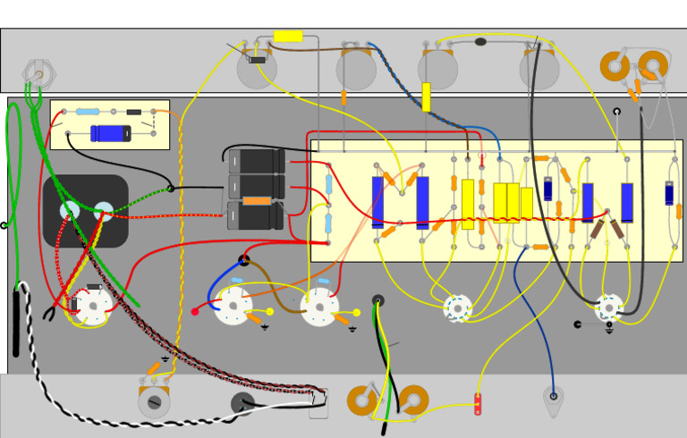 6G2 Princeton Amp Schematic Layout | PDF | Components | Electromagnetism