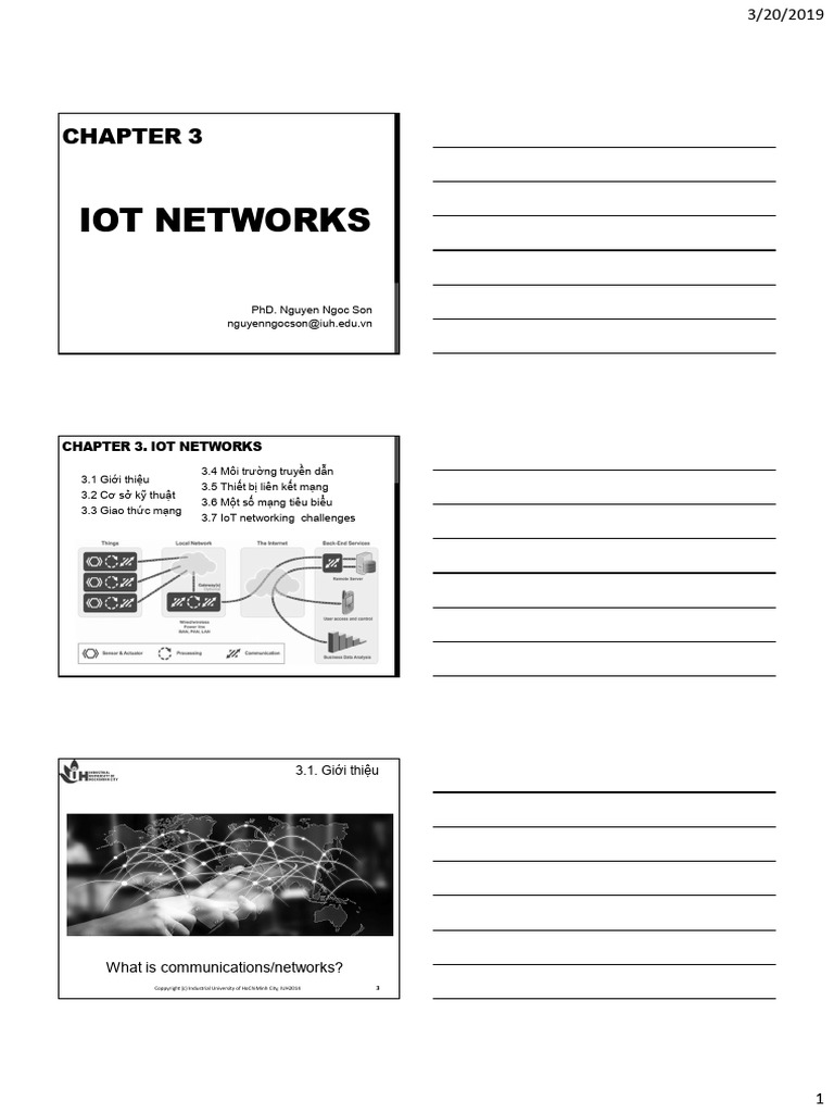 Chapter 3 - IoT Networks - Done | PDF