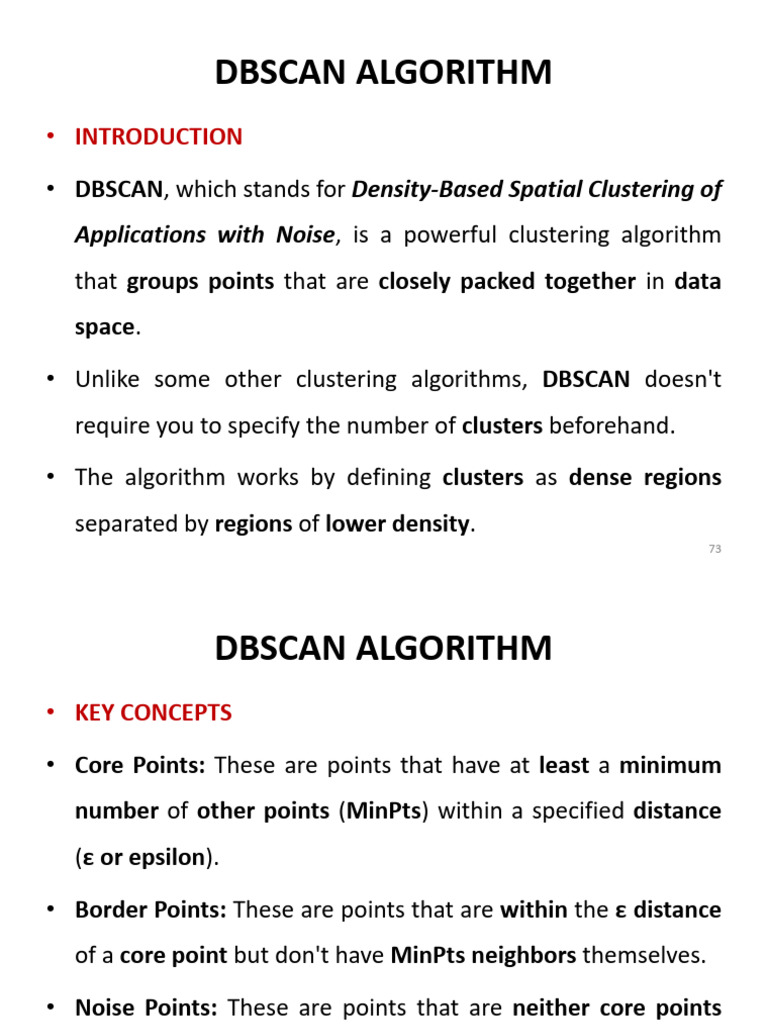 Unit IV Unsupervised Learning 73 81 | PDF | Cluster Analysis ...