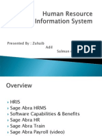 Human Resource Information System - Pptaaaaaaaaa