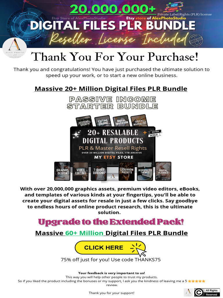 PLR Digital Products Resale Guide | PDF