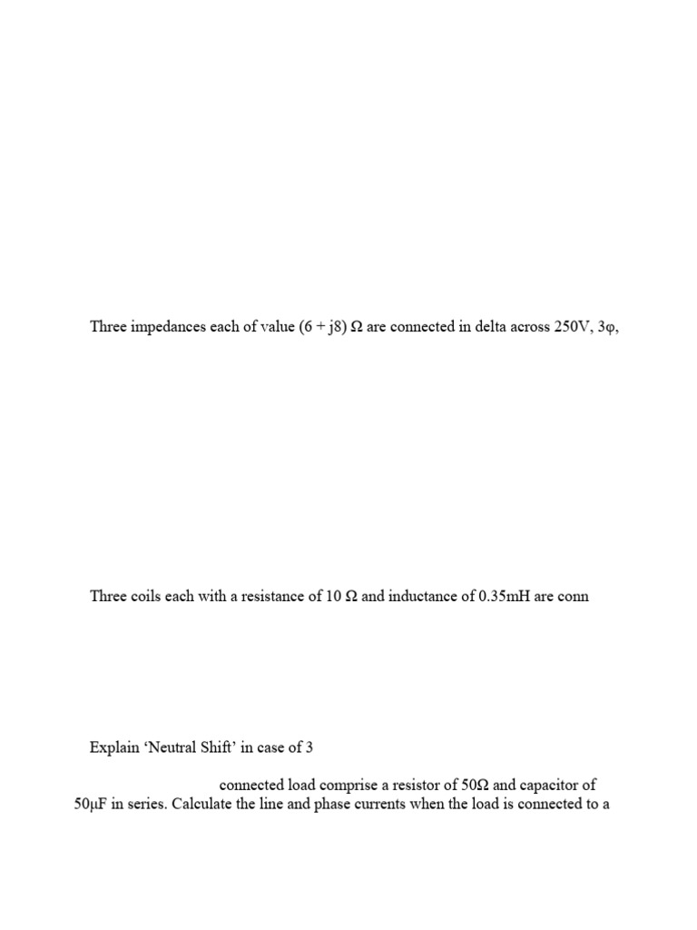 Electrical Circuits and Network - Unit Test - 2 171024 | PDF ...