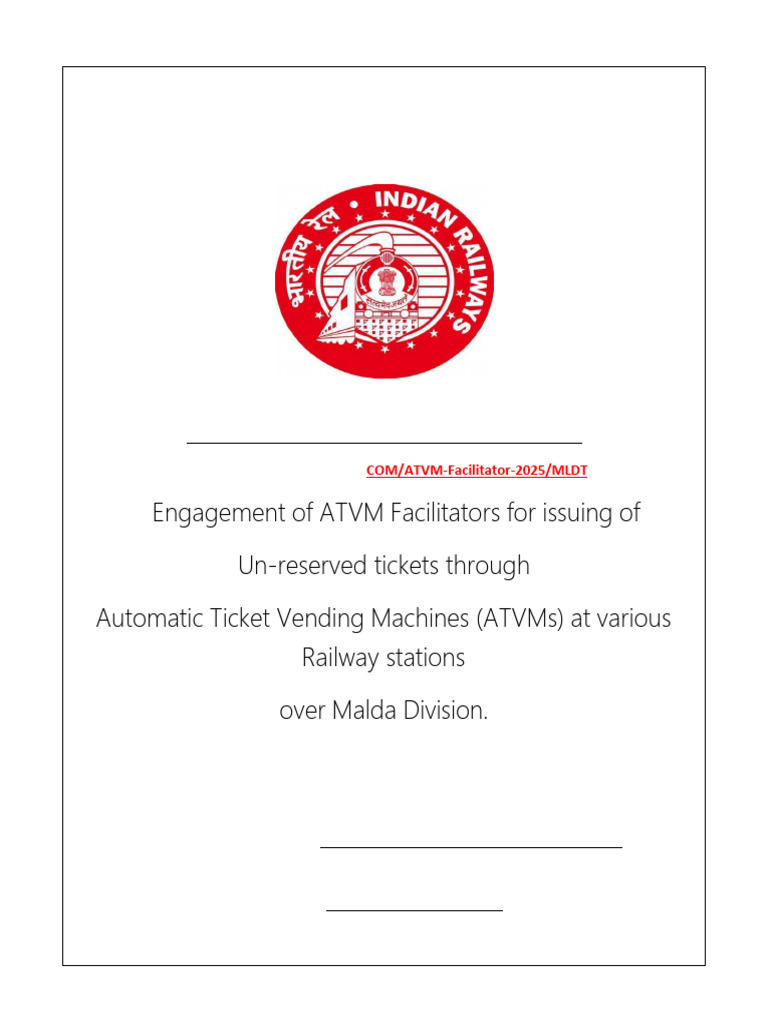 ATVM Facilitator Recruitment 2025 | PDF | Identity Document