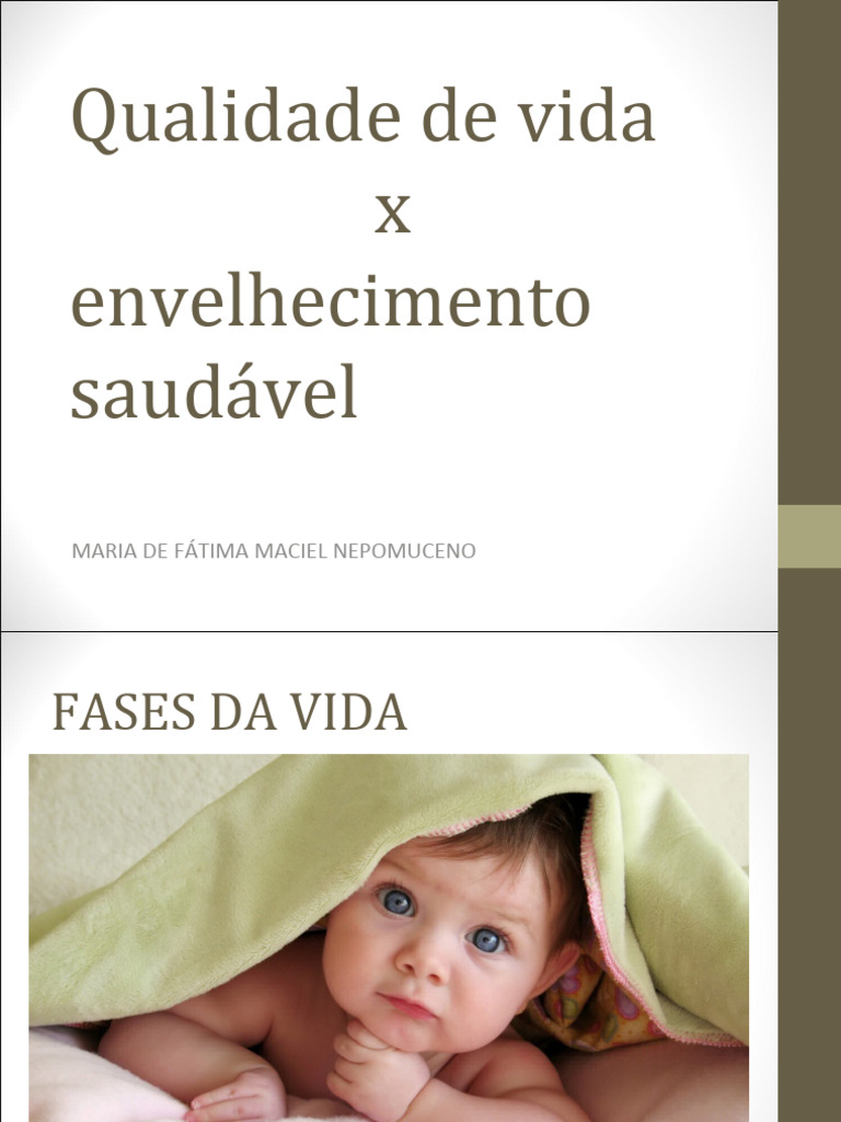 Envelhecimento Saudável e Qualidade de Vida | PDF | Envelhecimento | Pele