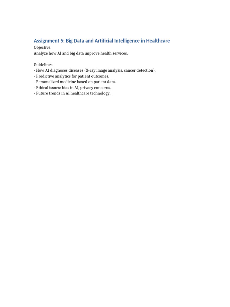 AI & Big Data Transforming Healthcare | PDF