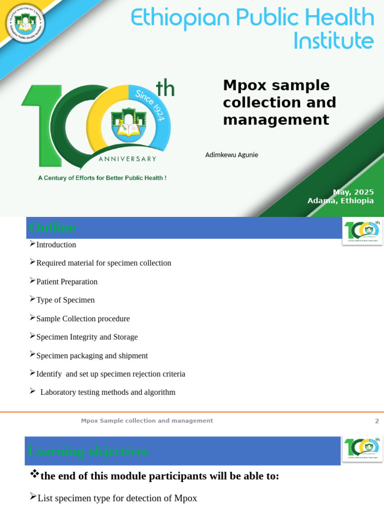 Mpox Sample Collection and Manegement PPT Final | PDF | Infection ...
