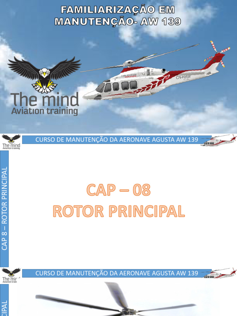 Manutenção do Rotor Principal AW 139 | PDF | Voo | Aeronave