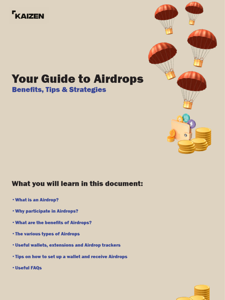 Kaizen Airdrops | PDF | Cryptocurrency | Applications Of Cryptography